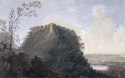 unknow artist South-east View of the Fort of Bijaigarh oil on canvas